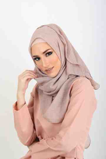 Pashmina Voile Brown Red image