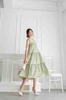 Ji Yeon Dress - Sagegreen
