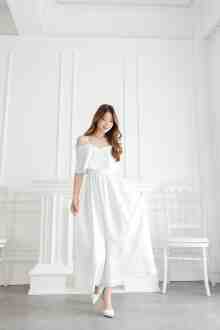 Ha Ri Dress - White