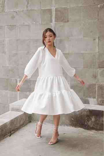 Joy Dress White. image