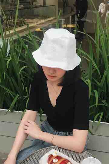 Vivid Bucket Hat (White Emboss) image