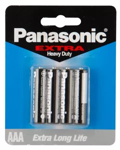 Panasonic Super Heavy Duty AAA Battery PSN-BTUM4SHD-4B