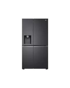 LG Net 635L Side-by-Side with UVnano® Water Dispenser in Matte Black Finish Fridge LG-GCL257CQEL