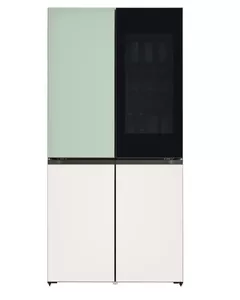 LG 617L Slim French Door Fridge with InstaView Door-in-Door - Mint & Beige Finish LG-GRA24FQSMB