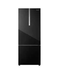 Panasonic 465L 2-door Bottom Freezer Refrigerator Black Glass Door NR-BX471WGKM