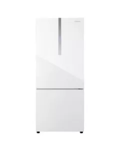 Panasonic 422L 2-door Bottom Freezer Refrigerator White Glass Door NR-BX421WGWM