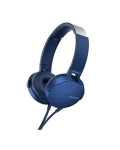 Sony Extra Bass On-Ear Headphones (Blue) - SNY-MDRXB550APLCE