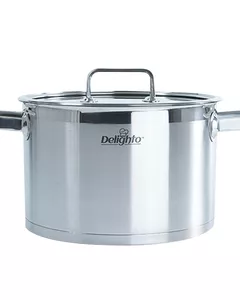 Delighto 5.5L Glossy Series Stainless Steel Soup Pot 3007 (24cm)