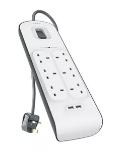 (BUNDLE PACK) Belkin USB Charging 6 Outlet Surge Protection