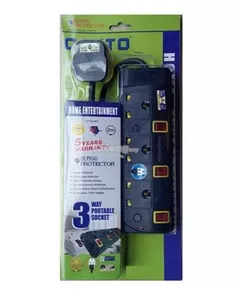 Cento 3 Gang Socket With Surge Protector S533BY
