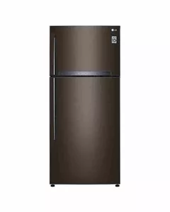 LG 516L Top Freezer Fridge in Black Steel Finish LG-GNH602HXHM