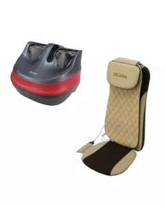 [BUNDLE] OGAWA O.M.G. Foot Massager + Mobile Seat XE Duo Pro Portable Massage Cushion