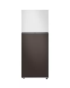 Samsung 427L Bespoke Top Mount Freezer Coral White and Cotta Charcoal SAM-RT42CB6644C3ME