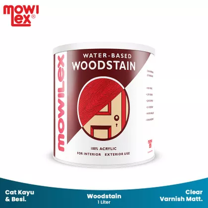 Mowilex Woodstain Cat Kayu Clear Finish Matt 1lt