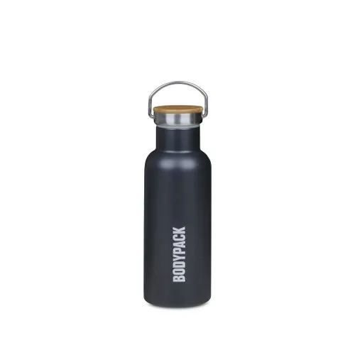 Bodypack Abyss Stainless Steel Water Bottle - Black