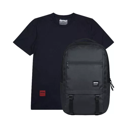 Bodypack Levirate Daypack Black + Bodypack Shade T-Shirt Black