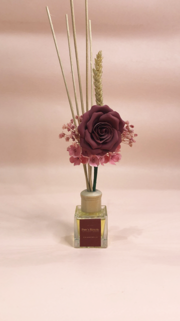 Diffuser Small - Maroon Rose + Pink Hydrangea