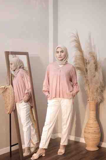 Aira Blouse - Dusty Pink