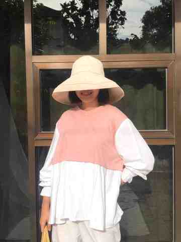 Amy Blouse - Nude Pink
