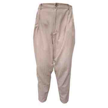 Linen Trouser Pants - Khaki