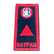 Emblem Satpam Merah