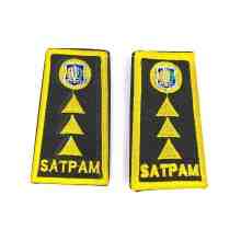 Emblem Satpam Kuning