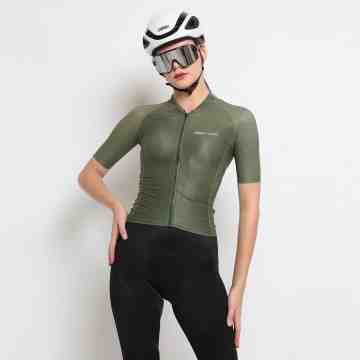 Lyon Cycling Jersey - Women - Olive image