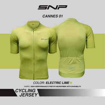Cannes 01 Cycling Jersey - Men - Electric Lime image