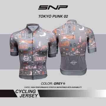Tokyo Punk 02 Cycling Jersey - Men - Grey image
