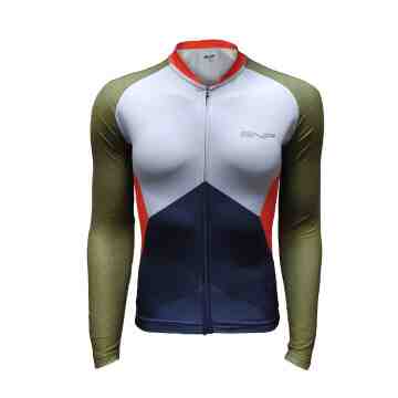 Dijon 01 Cycling Jersey Long Sleeve - Men - Forest grey image