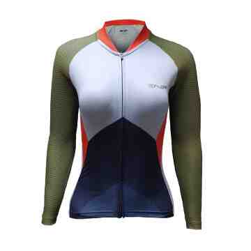 Dijon 01 Cycling Jersey - Women - Forest grey image