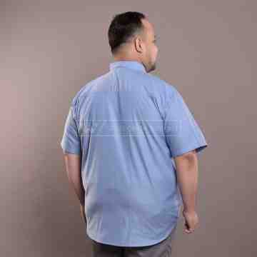 Kemeja Pria Jumbo Big Size Ukuran Besar WGB MAN IN BLUE OX