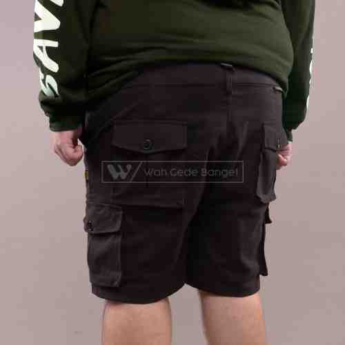 Celana Pria Jumbo Big Size ukuran Besar WGB CARGO BLACK SHORT PANTS