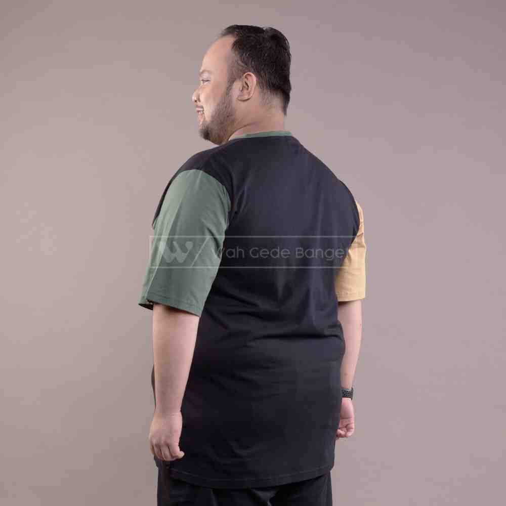 Kaos Color Block Tshirt Pria Super Jumbo Big Size Ukuran Besar WGB PHILADELPHIA