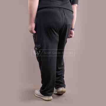 Celana Track Pants Cargo Pria Jumbo Big Size ukuran Besar WGB BLACK