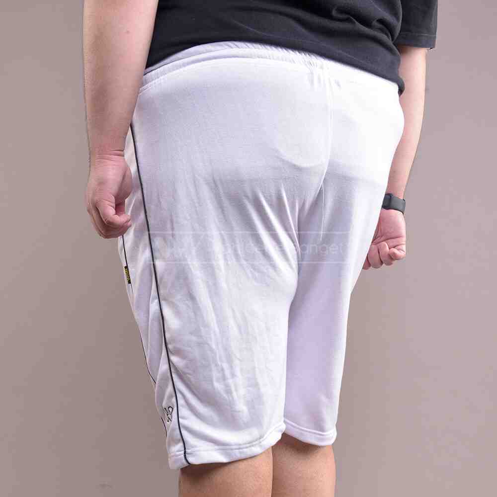 Celana Pendek Gym Olahraga Big Size Ukuran Jumbo XXL XXXL WGB WHITE