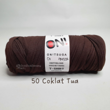 Onitsuga T-Shirt Yarn 50 Coklat Tua