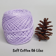 Benang Rajut Soft Cotton Plain - Big Ply - SCB Polos 06 Lilac