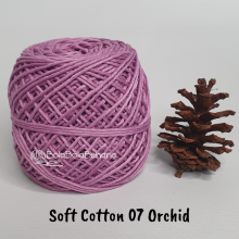 Benang Rajut Soft Cotton Plain - Big Ply - SCB Polos 07 Orchid