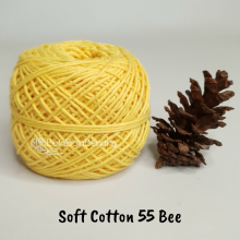 Benang Rajut Soft Cotton Plain - Big Ply - SCB Polos 55 Bee