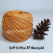 Benang Rajut Soft Cotton Plain - Big Ply - SCB Polos 57 Marigold
