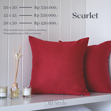 Scarlet - Pillow Cushion