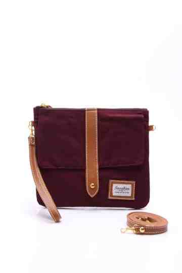 Maroon pouch series image