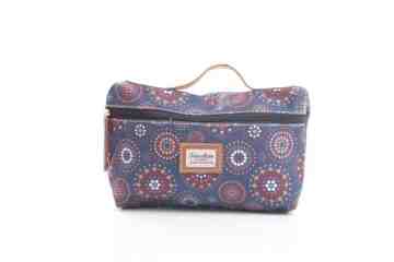 Boho circle cosmetic pouch image