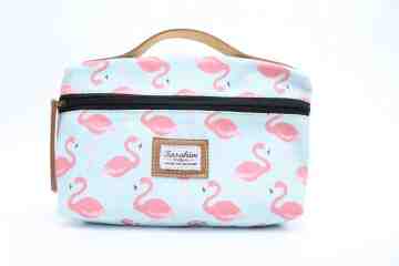 Flamingo cosmetic pouch series image