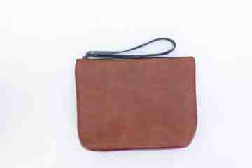 Brown Black Pouch image