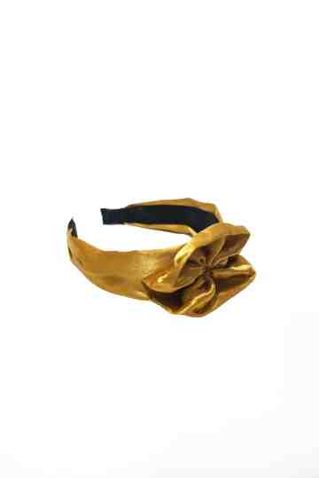 Fleur - Mustard Satin Headband image