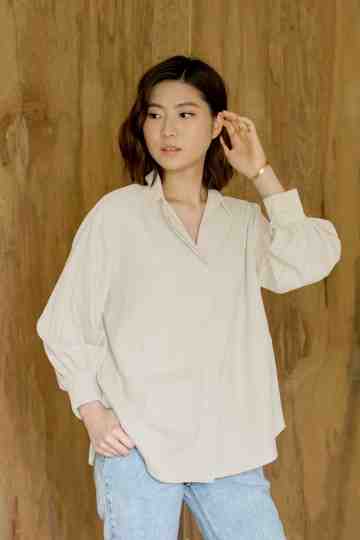 Light Cream Linen Shirt image
