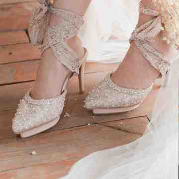 Lace Lynelle Wedding Shoes Breen