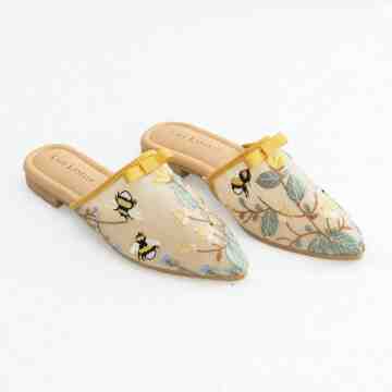LACE LYNELLE MULES MIELLE YELLOW
